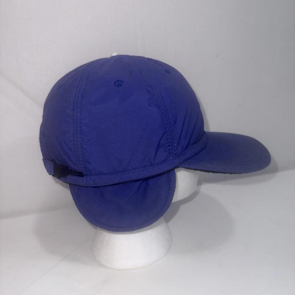 VINTAGE Gap Nylon‎ Blue Gorpcore Y2K 90s Lined Trapper Ear Warm Baseball Hat M/L